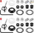 Enhon Faucet Cartridge Repair Kit, Compatible with Deltal/Perless 86970 Single Handle Faucet, #70 Ball Valves and Lever Handles, Fix Dripping Faucets, Stainless Steel(4 Packs)