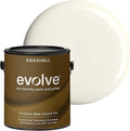 EVOLVE Interior Paint & Primer, Eggshell (Ivory Cloth), 1 Gallon – One-Coat Coverage, Excellent Hide, Low VOC, Low Odor, Washable Paint for Walls, Doors & Trim