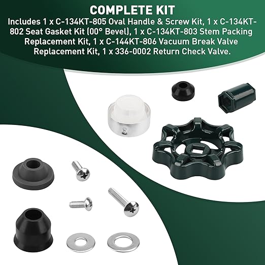 for C-144KT-807 Outdoor Faucet Repair Kit, for C-144/244 Series Wall Hydrant