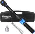 3/8" Drive Inch Pound Torque Wrench 20-240 in.lb, ±3% Accuracy, Dual-Direction 72-Tooth Small Torque Wrench Set with Extension Bar 3/8" Adapter for Bike Motorcycle Car Maintenance