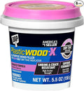DAP Plastic Wood-X with DryDex Wood Filler, Natural, 5.5 Oz (7079800540) (Pack of 6)