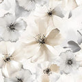 ILHIIOR Beige Floral Peel and Stick Wallpaper - Boho Vintage Leaf Pattern - Removable Self-Adhesive Wall Decor - 17.5''x118.1''