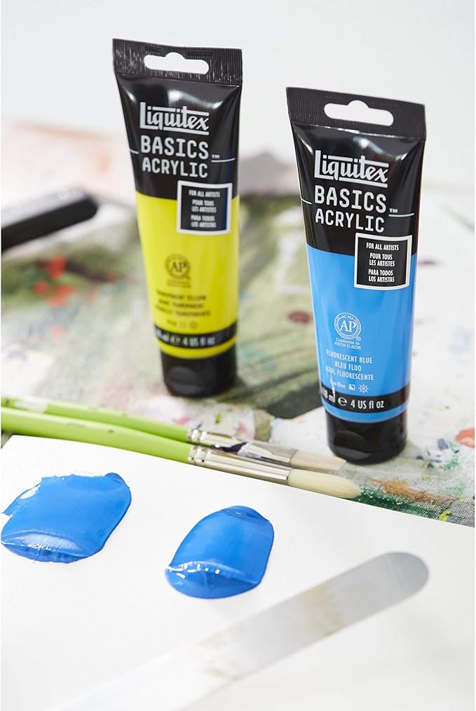 Liquitex BASICS Acrylic Paint, 118ml (4-oz) Tube, Cobalt Blue Hue