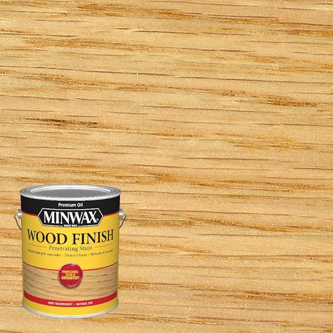 Minwax Wood Finish 71000000, Natural Stain, Gallon
