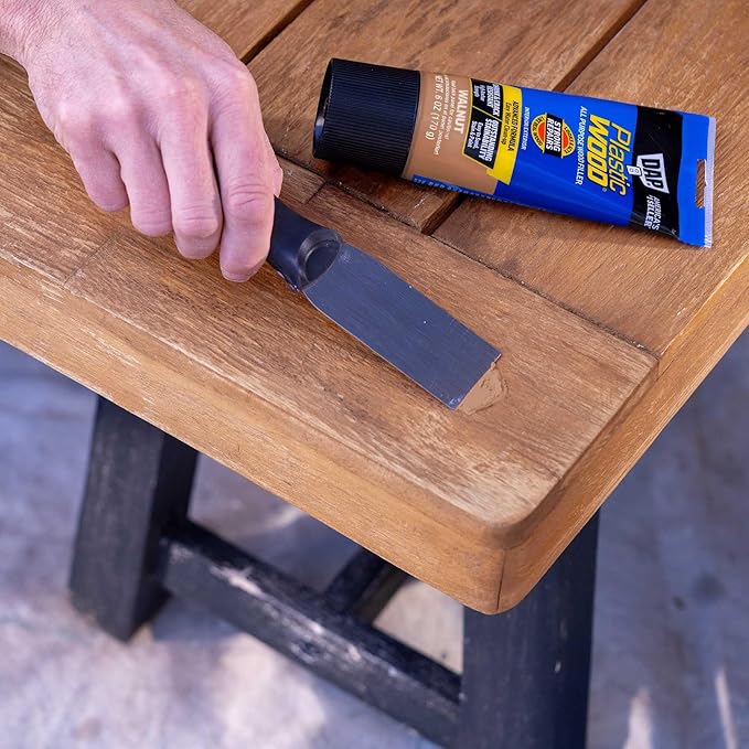 DAP Plastic Wood All Purpose Latex Wood Filler, Walnut, 6 Oz (7079800584)