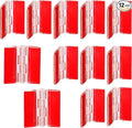 12 Pcs Acrylic Self Adhesive Small Transparent Continuous Hinge Tools for Cabinet Drawer Furniture DIY Display Stand 45x35 mm