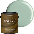 EVOLVE Paint & Primer: Environment-friendly, Low Sheen with One-coat Coverage for Interior & Exterior surfaces (Seafoam Green, 1-Gallon)