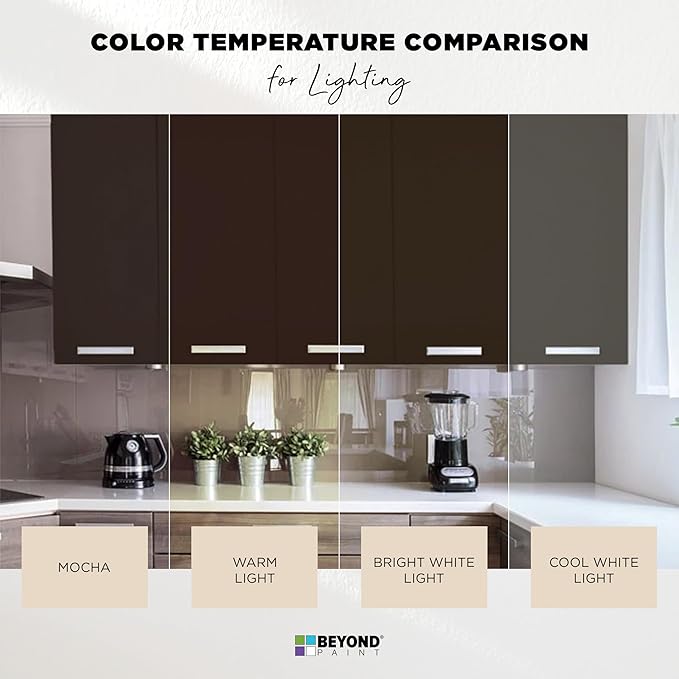 Beyond Paint All-in-One Refinishing Paint, No Sanding, Matte Finish for Cabinets, Countertops, Furniture and Doors, 1 Pint, Mocha