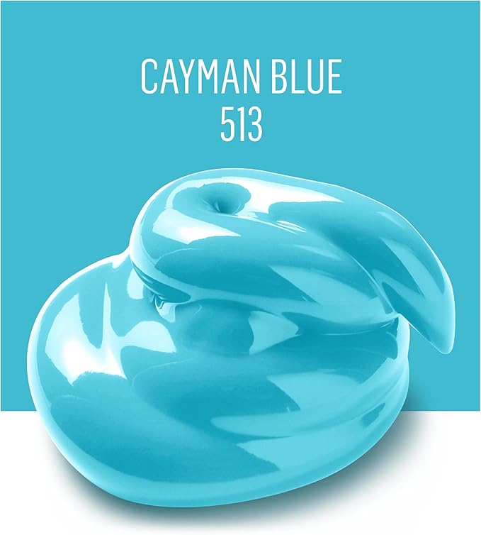 FolkArt Acrylic Paint in Assorted Colors (2 oz), 513, Cayman Blue