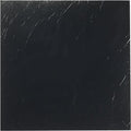Nexus Self Adhesive 12-Inch Vinyl Floor Tiles, 20 Tiles - 12" x 12", Black Pattern - Peel & Stick, DIY Flooring for Kitchen, Dining Room, Bedrooms & Bathrooms by Achim Home Decor