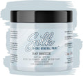 Dixie Belle Silk All-in-One Mineral Paint - Bay Breeze (16oz) - Nautical White Water Based Built-In Primer + Topcoat for Wood + Metal - Durable Furniture Paint - Low Reflective Finish
