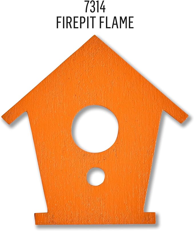 FolkArt Outdoor Acrylic Craft Paint, Gloss Finish, Firepit Flame, 2 fl oz