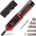 1/4" Digital Torque Screwdriver, 0.4-26.6in-lbs, for Precision | 0.045-3Nm Digital Screwdriver Set with Vibration, Buzzer & LED Alert, 9 Preset Mode 5 Units for Gunsmithing, Scope Mounting