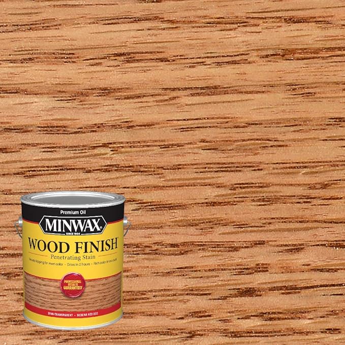 Minwax Wood Finish 710430000, Sedona Red Stain, Gallon