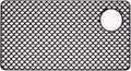 Kitchen Sink Mat 28.3 x 15.2in Silicone Sink Mat Non Slip Sink Protector for Farmhouse Kitchen Black B