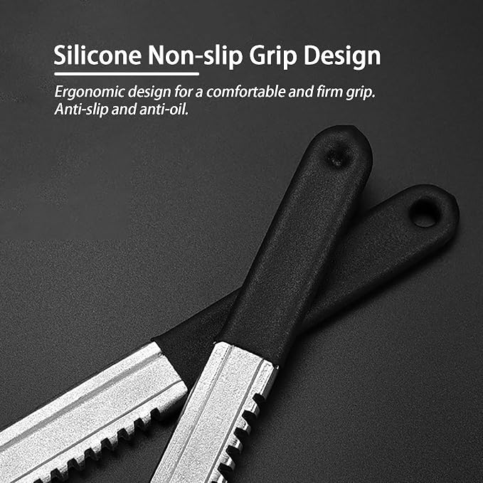 Non-slip Design 11 inch Automotive Wrench with [Silicone Non-slip Grip] Adjustable Wrench Fits a Variety of Fastener Sizes for Construction Machine Automobiles Home Repairs 11'' Black