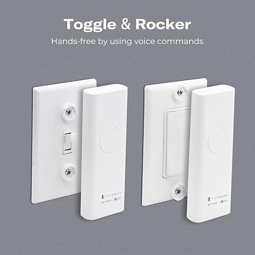 THIRDREALITY Smart Switch MT1, Matter Over Thread, Retrofit for Toggle/Rocker Switches, No Wiring Needed, Requires Thread Border Router, Works with Apple, SmartThings, Google, Home Assistant
