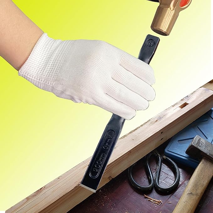 WEDO 6" Cold Chisel,Flat Utility Chisel,Industrial Grade,Length 150mm,CR-V Steel,Die-forged,Heat Treatment,Surface Black Polishing,For Carpentry, Metalwork, Woodwork & Masonry work