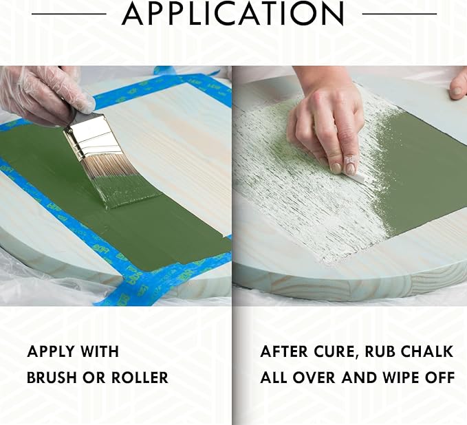 Rust-Oleum 206438 Chalkboard Brush-On Paint, 30 oz, Green