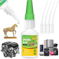 Metal Glue, 20g Heavy Duty Adhesive for Metals and Other Materials Bonding, Waterproof & Fast-Drying, Super Instant Glue for Metal Repairs, Jewelry, DIY Projects, Aluminum, Steel, and More