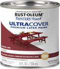 Rust-Oleum 1964730 Brush On Paint Painters Touch Latex, 8 Fl Oz (Pack of 1), Gloss Colonial Red