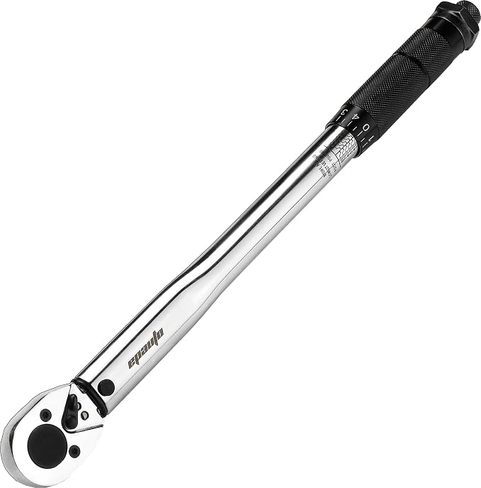 EPAuto 3/8-Inch Drive Click Torque Wrench 10-80 Ft-lb./ 13.6-108.5 Nm | 3/8-Inch Drive Click Torque Wrench 10-80 ft-lb. / 13.6-108.5 Nm 1.5" Wx1 Dx14.5 H