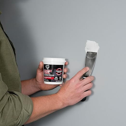 DAP Fast 'N Final Lightweight Spackling, White, 16 Oz (7079812141) (Pack of 6)