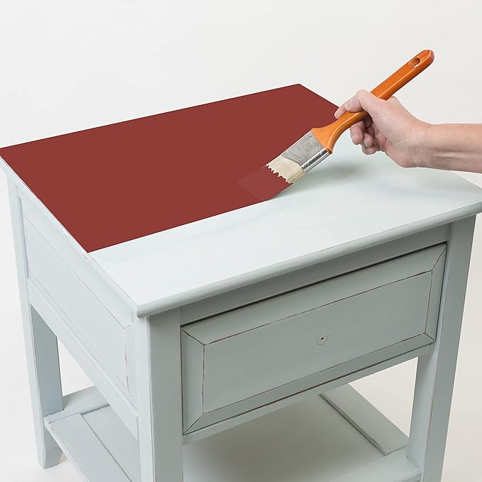 Rust-Oleum Farmhouse Red Chalked All-in-One Ultra Matte Paint | One Coat Coverage | No Primer, Sanding, Or Topcoat Needed | Easy Clean Up | Made in USA | 30 OZ