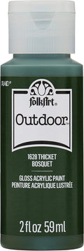 FolkArt Outdoor Acrylic Paint in Assorted Colors (2 Ounce), 1628 Thicket