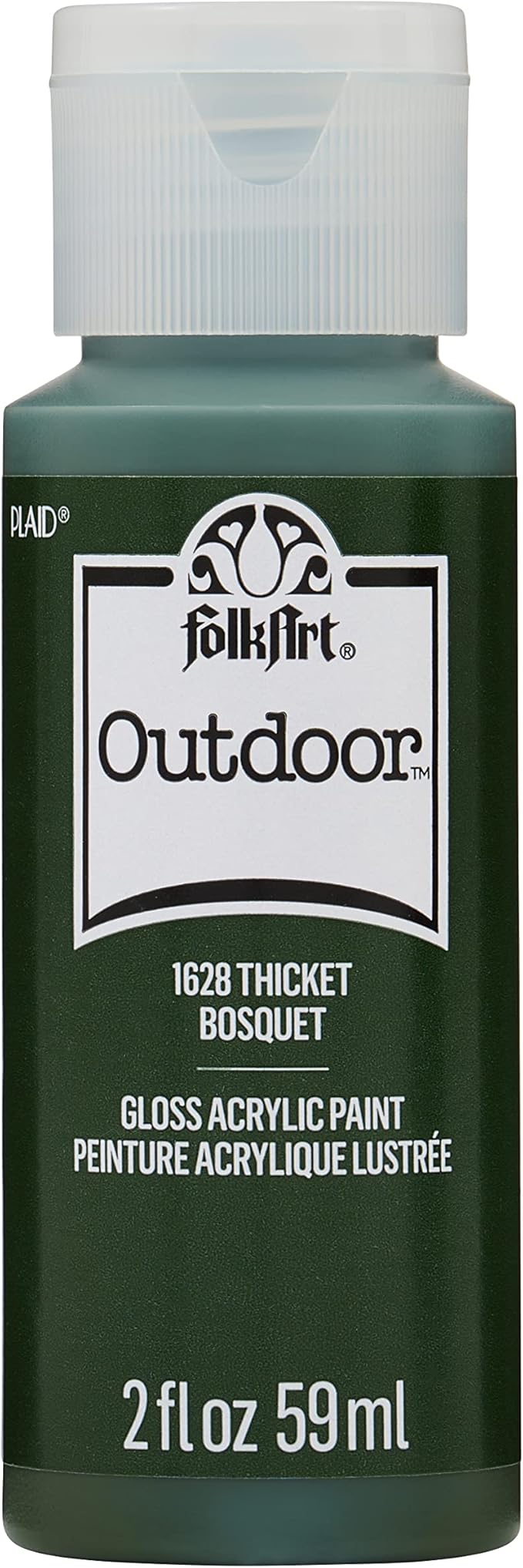 FolkArt Outdoor Acrylic Paint in Assorted Colors (2 Ounce), 1628 Thicket