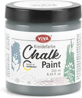 Viva Decor Chalk Paint (Platinum Grey) 8.45oz - Featuring a Chalky & Matte Finish, this paint is perfect for crafting Shabby Chic & Vintage looks on wood furniture and decor pieces