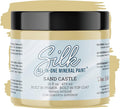 Dixie Belle Silk All-in-One Mineral Paint - Sand Castle (16oz) - Warm Tan Water Based Built-In Primer + Topcoat for Wood + Metal - Durable Furniture Paint - Low Reflective Finish