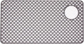 Kitchen Sink Mat 28.3 x 15.2in Silicone Sink Mat Non Slip Sink Protector for Farmhouse Kitchen Grey B