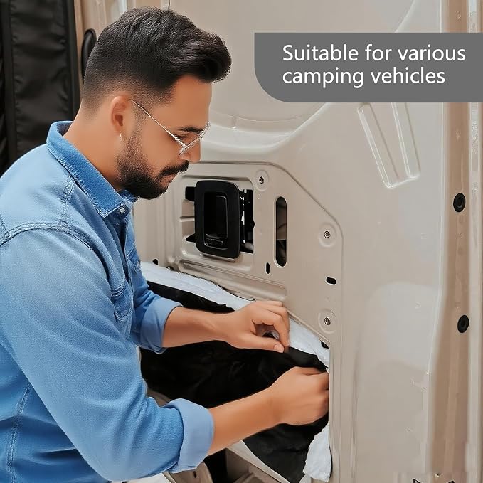 80 SQFT Automotive Camper Van Insulation, Water-Resistant Thermal & Sound Barrier, RV Camper Insulation 29" x 393" (2.4ft x 32.8ft) for Van Conversions, RVs, Trucks