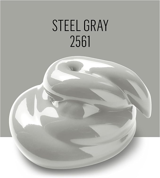 FolkArt Acrylic Paint in Assorted Colors (2 oz), 2561, Steel Gray