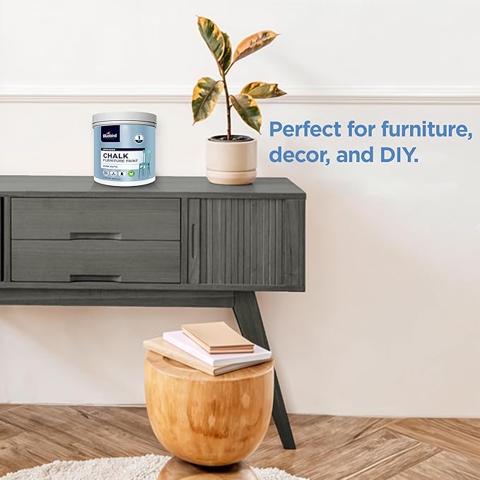 BLUEBIRD Chalk Furniture Paint - 500 ML / 16.9 fl oz for Furniture, Home Décor, Cabinets, and More (Sweet Corn)