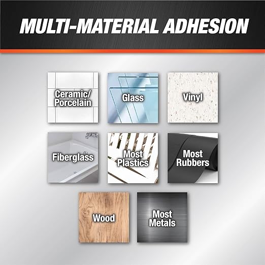 DAP All Purpose 100% Silicone Adhesive Sealant, Clear, 2.8 oz (7079800755)