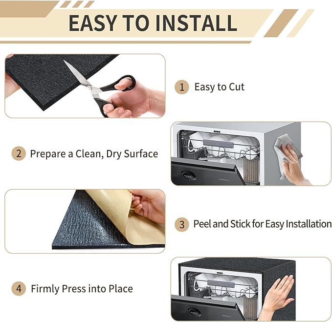TroyStudio Sound Proof XPE Foam Highly Tear-Resistant, Self-Adhesive 13" x 78" Acoustic Heat Shield Closed Cell Foam Sheet - Waterproof Noise Vibration Thermal Insulation Roll for Home, HVAC and Car