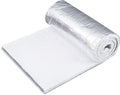 Aluminum Foil Faced Ceramic Fiber Blanket 24" x 96" 8# 2400 F Ceramic Fiber Insulation for Kiln Furnace Chimney Fireplace HVAC Welding Soldering Oven Stove Pipe Insulation (1/2 Inch)