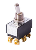 Gardner Bender GSW-15 Heavy-Duty Electrical Toggle Switch, DPST, Mom ON-Mom ON, 20 A/125V AC, Screw Terminal