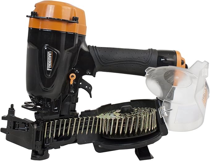 Freeman PCN450 Pneumatic 15 Degree 1-3/4" Rapid Fire Coil Roofing Nailer