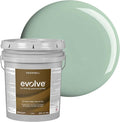 EVOLVE Paint & Primer: Environment-friendly, Low Sheen with One-coat Coverage for Interior & Exterior surfaces (Seafoam Green, 5-Gallon)