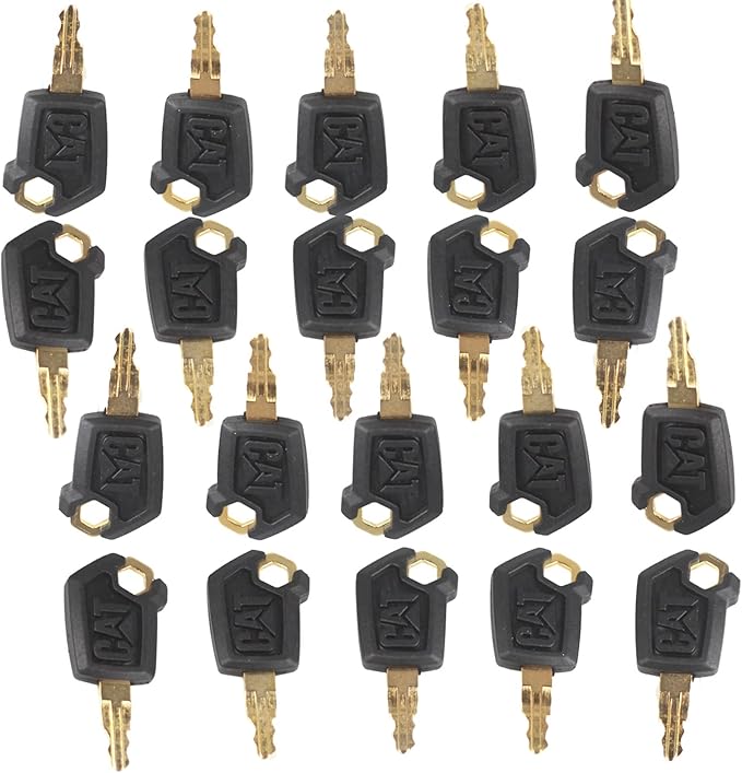 Cat Keys Replacement for Caterpillar Heavy Equipment 5P8500 (Pack of 20)