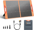 SOLUPUP 100W Portable Solar Panel for Power Station, 23.5% High Efficiency Foldable Solar Charger with DC/XT60/Anderson Cable, QC3.0 USB Outputs, IP65 Waterproof for Outdoor Camping RV Off-Grid