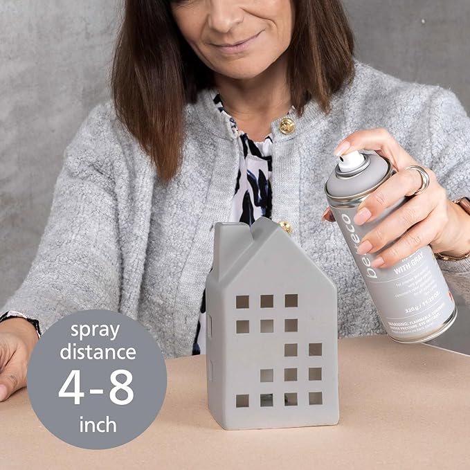 In Love With Grey Spray Paint | Water based & Odorless | Eco-Friendly & Vegan | Weather & UV-Resistant | For all Substrates | Fast Drying with High Coverage | For Indoor/Outdoor Use