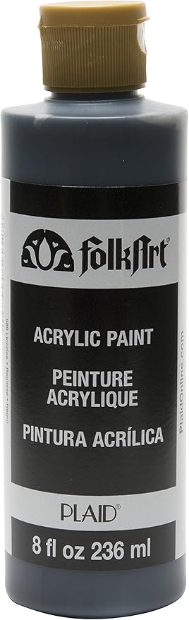 FolkArt Acrylic Paint in Assorted Colors (8 oz), , Licorice