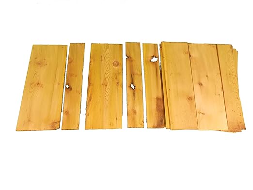 18" #4 Undercourse Cedar Kiln Dried Sidewall Shingle 1 Square Carton, Natural