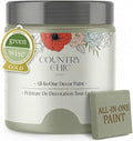Country Chic All-in-One Chalk Paint for Furniture, Cabinets, Home Decor, Eco-Friendly, Matte Finish, Built-In Primer & Top Coat for Wood, Metal - Sage Advice (sage Green) - 8 oz (237 ml)
