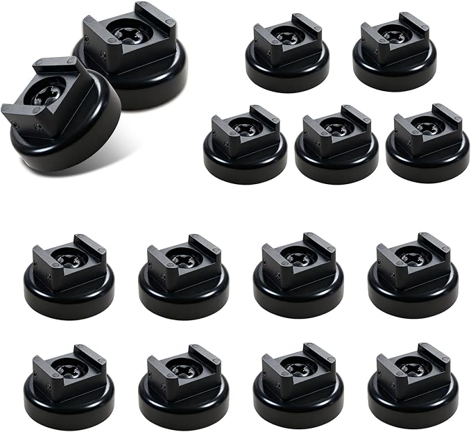 Magnetic Cable Zip Tie Base, Heavy Duty 18lbs Vertical Tension, Multipurpose Wire Clips Management Holder, Supplies for Electrical Cable Wire Organization (20, Count, 15)