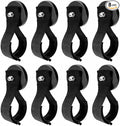 Zihvfzu 8 Pack Magnetic Hook Straps - 2.59" Heavy Duty Magnetic Tool Holder for Garage, Workshop, RV, Pickup - Cable Management Wrap for Extension Cord, Rope, Hose, Wire - Strong Magnet Tie for Tools